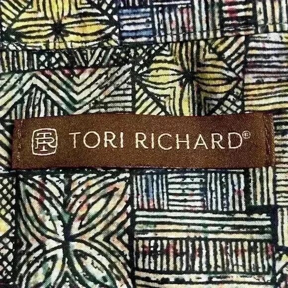 Tori Richard Aloha Shirt S Multicolor Hawaiian Print Cotton Lawn Classic Casual - Picture 4 of 6